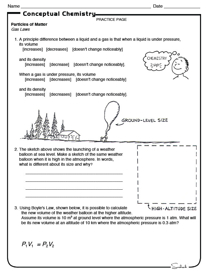 gas laws and pressure conversions worksheet answers